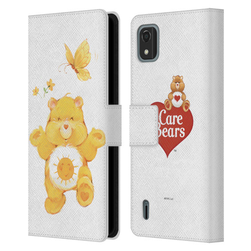 Care Bears Classic Funshine Leather Book Wallet Case Cover For Nokia C2 2nd Edition
