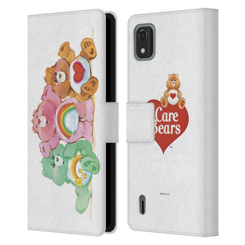 Care Bears Classic Group Leather Book Wallet Case Cover For Nokia C2 2nd Edition