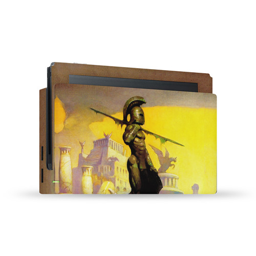 Frank Frazetta Medieval Fantasy Art Indomitable Vinyl Sticker Skin Decal Cover for Nintendo Switch Console & Dock