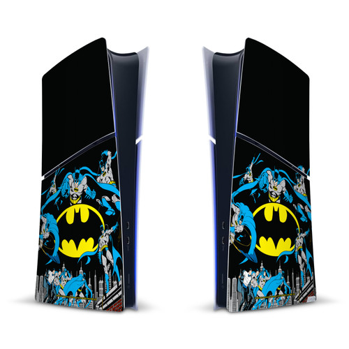 Batman DC Comics Logos And Comic Book Classic Vinyl Sticker Skin Decal Cover for Sony PS5 Slim/Pro Digital Edition Console