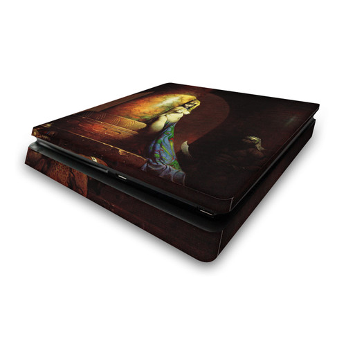 Frank Frazetta Medieval Fantasy Art Egyptian Queen Vinyl Sticker Skin Decal Cover for Sony PS4 Slim Console