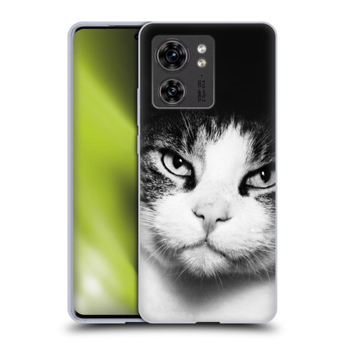 Dorit Fuhg Animals & Urban Life Cat Stare Soft Gel Case for Motorola Edge (2023)