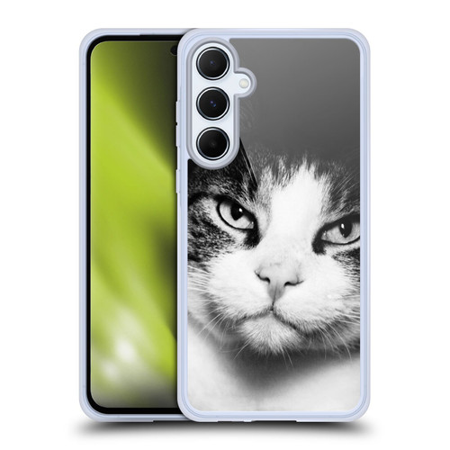 Dorit Fuhg Animals & Urban Life Cat Stare Soft Gel Case for Samsung Galaxy A55 5G