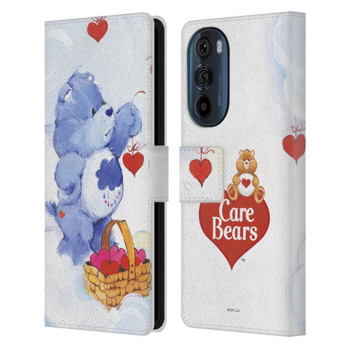 Care Bears Classic Grumpy Leather Book Wallet Case Cover For Motorola Edge 30