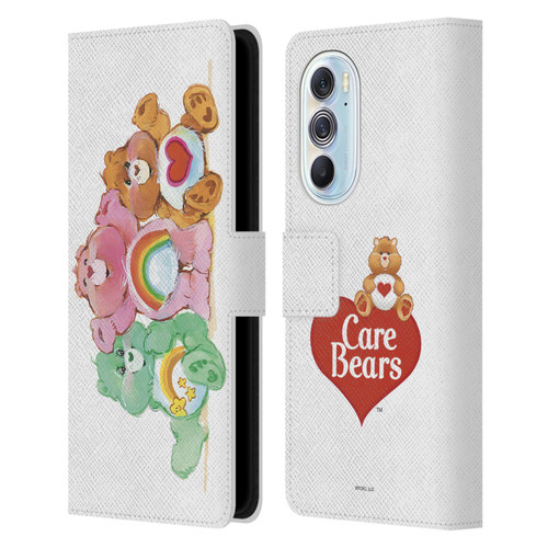Care Bears Classic Group Leather Book Wallet Case Cover For Motorola Edge X30