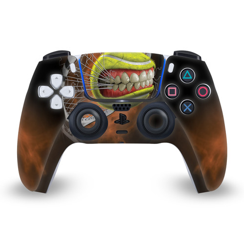 Tom Wood Monsters & Horrors Tennis Vinyl Sticker Skin Decal Cover for Sony PS5 Sony DualSense Controller