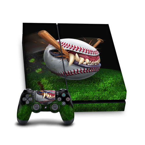 Tom Wood Monsters & Horrors Baseball Vinyl Sticker Skin Decal Cover for Sony PS4 Console & Controller