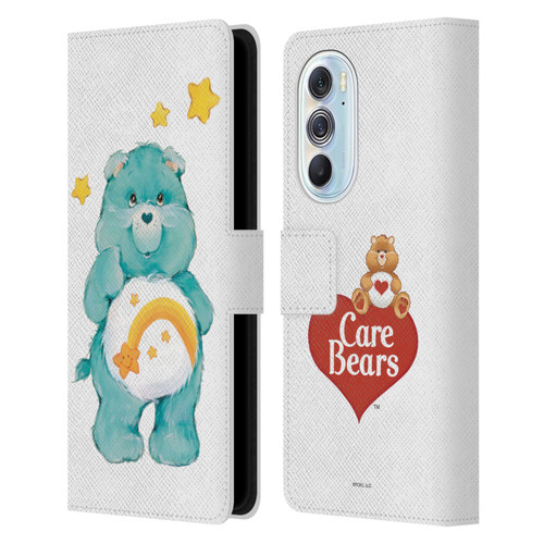 Care Bears Classic Wish Leather Book Wallet Case Cover For Motorola Edge X30