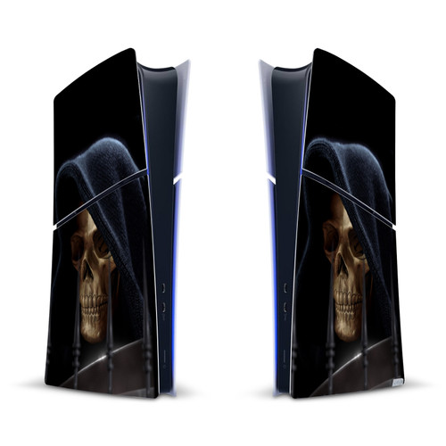 Tom Wood Monsters & Horrors Reaper Vinyl Sticker Skin Decal Cover for Sony PS5 Slim/Pro Digital Edition Console