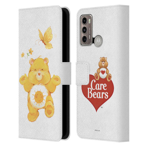 Care Bears Classic Funshine Leather Book Wallet Case Cover For Motorola Moto G60 / Moto G40 Fusion