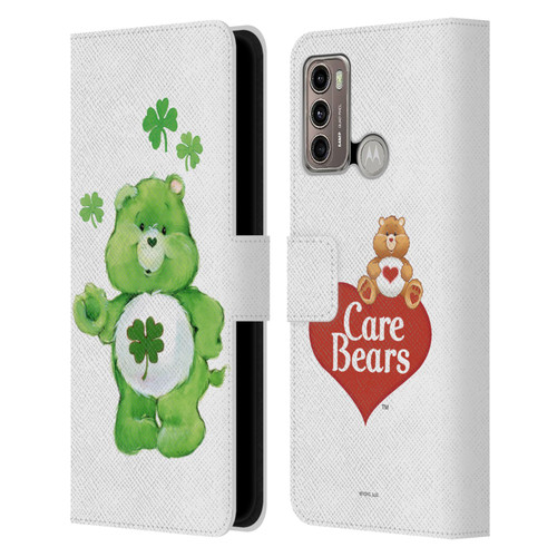 Care Bears Classic Good Luck Leather Book Wallet Case Cover For Motorola Moto G60 / Moto G40 Fusion
