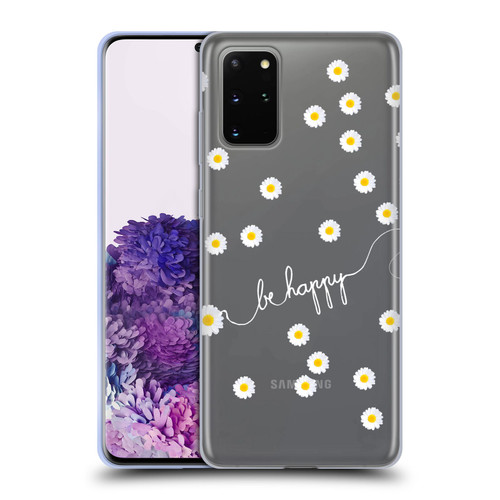 Monika Strigel Happy Daisy Clear Soft Gel Case for Samsung Galaxy S20+ / S20+ 5G