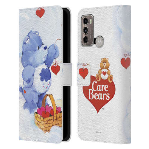 Care Bears Classic Grumpy Leather Book Wallet Case Cover For Motorola Moto G60 / Moto G40 Fusion