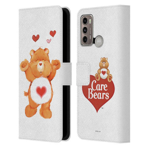 Care Bears Classic Tenderheart Leather Book Wallet Case Cover For Motorola Moto G60 / Moto G40 Fusion