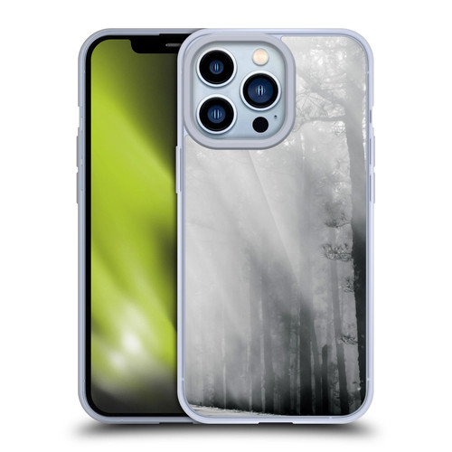 Dorit Fuhg Monotones Foggy Woods Soft Gel Case for Apple iPhone 13 Pro