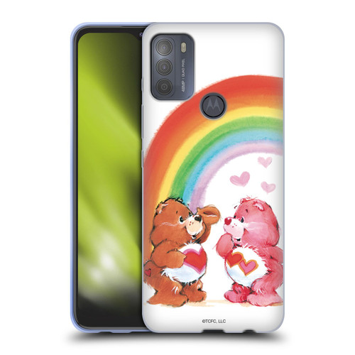 Care Bears Classic Rainbow Soft Gel Case for Motorola Moto G50