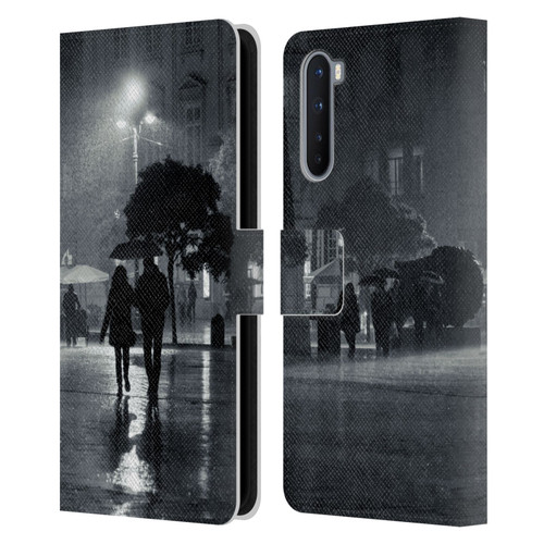 Dorit Fuhg Animals & Urban Life Night Walk Leather Book Wallet Case Cover For OnePlus Nord 5G