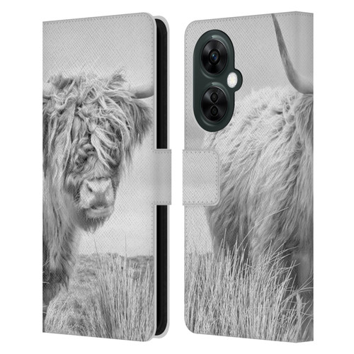 Dorit Fuhg Animals & Urban Life Furry Bull Leather Book Wallet Case Cover For OnePlus Nord CE 3 Lite 5G