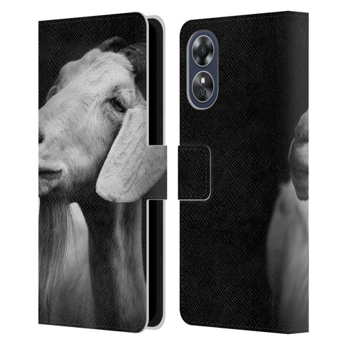 Dorit Fuhg Animals & Urban Life Goat Leather Book Wallet Case Cover For OPPO A17