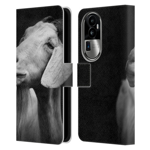 Dorit Fuhg Animals & Urban Life Goat Leather Book Wallet Case Cover For OPPO Reno10 Pro+