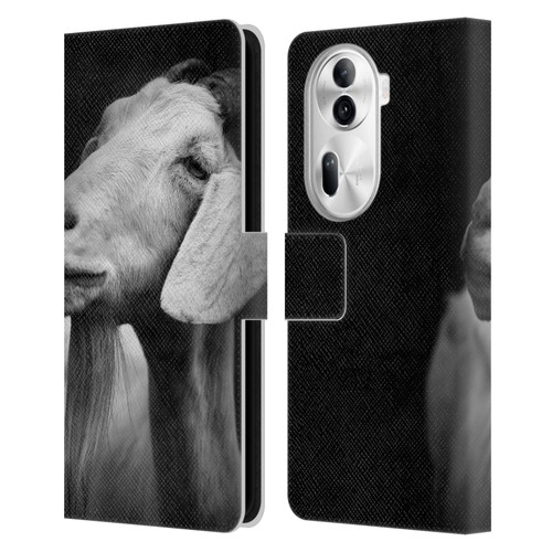 Dorit Fuhg Animals & Urban Life Goat Leather Book Wallet Case Cover For OPPO Reno11