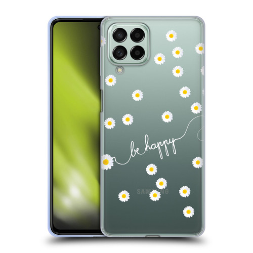 Monika Strigel Happy Daisy Clear Soft Gel Case for Samsung Galaxy M53 (2022)