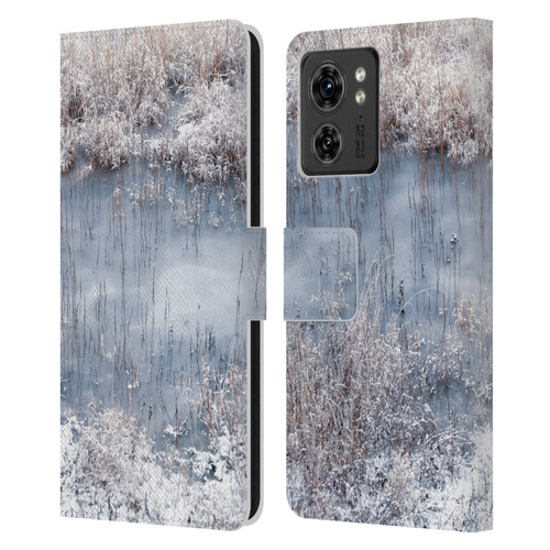 Dorit Fuhg Mystic Nature Winter Land Leather Book Wallet Case Cover For Motorola Moto Edge 40