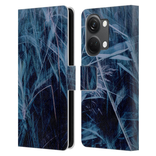 Dorit Fuhg Mystic Nature Blue Grass Leather Book Wallet Case Cover For OnePlus Nord 3 5G