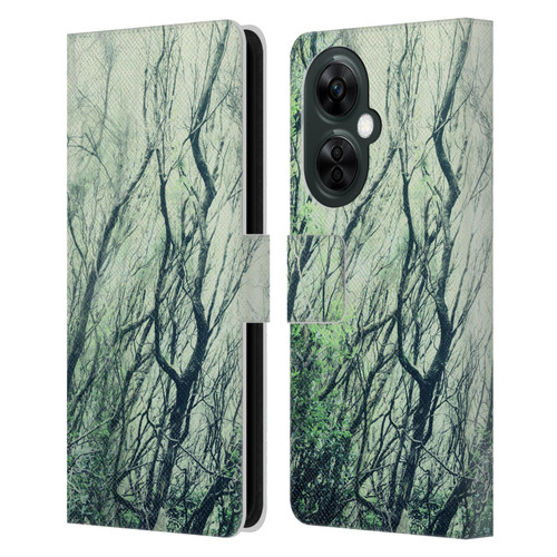 Dorit Fuhg Mystic Nature Green Woods Leather Book Wallet Case Cover For OnePlus Nord CE 3 Lite 5G
