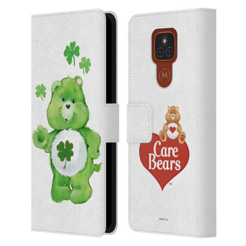 Care Bears Classic Good Luck Leather Book Wallet Case Cover For Motorola Moto E7 Plus