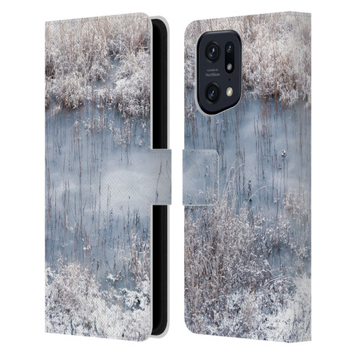 Dorit Fuhg Mystic Nature Winter Land Leather Book Wallet Case Cover For OPPO Find X5 Pro