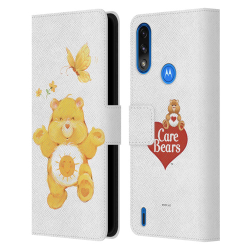 Care Bears Classic Funshine Leather Book Wallet Case Cover For Motorola Moto E7 Power / Moto E7i Power