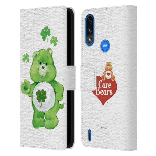 Care Bears Classic Good Luck Leather Book Wallet Case Cover For Motorola Moto E7 Power / Moto E7i Power