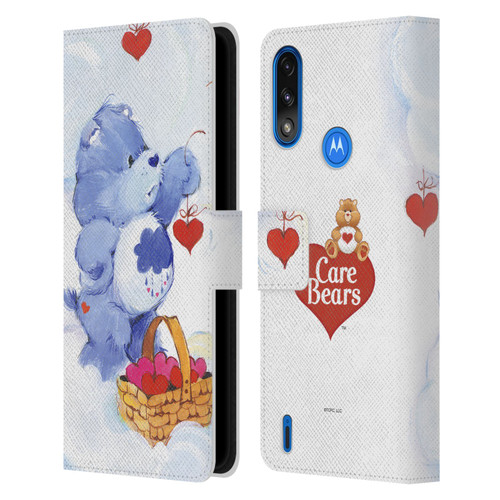 Care Bears Classic Grumpy Leather Book Wallet Case Cover For Motorola Moto E7 Power / Moto E7i Power