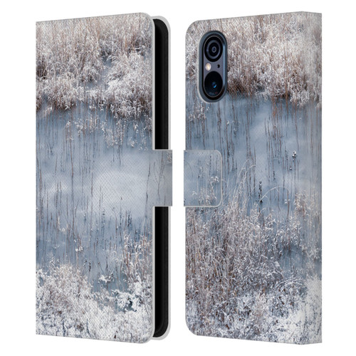 Dorit Fuhg Mystic Nature Winter Land Leather Book Wallet Case Cover For Sony Xperia 5 V 5G