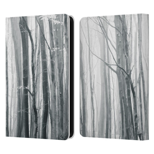 Dorit Fuhg Monotones Chilly Woods Leather Book Wallet Case Cover For Amazon Kindle 11th Gen 6in 2022