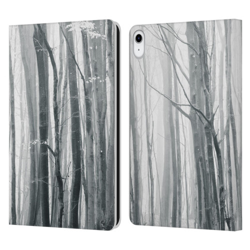 Dorit Fuhg Monotones Chilly Woods Leather Book Wallet Case Cover For Apple iPad 10.9 (2022)