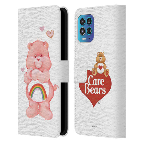 Care Bears Classic Cheer Leather Book Wallet Case Cover For Motorola Moto G100