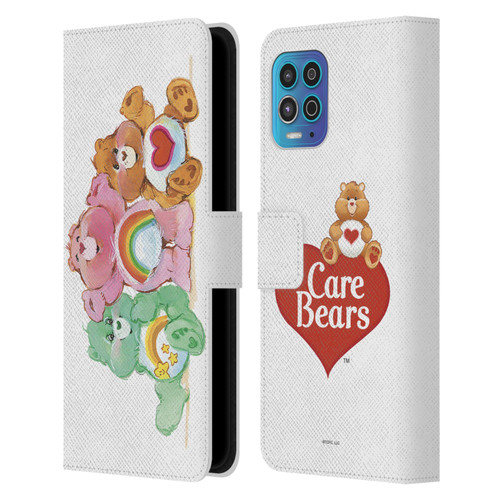 Care Bears Classic Group Leather Book Wallet Case Cover For Motorola Moto G100