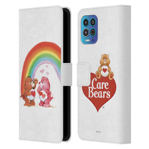 Care Bears Classic Rainbow Leather Book Wallet Case Cover For Motorola Moto G100