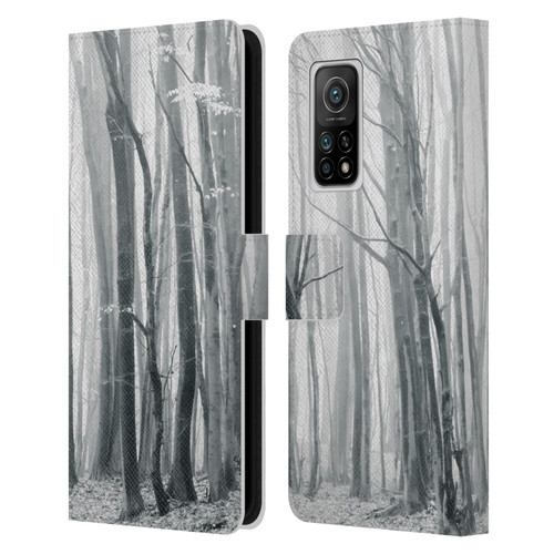 Dorit Fuhg Monotones Chilly Woods Leather Book Wallet Case Cover For Xiaomi Mi 10T 5G