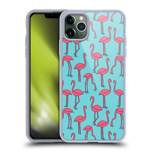 Andrea Lauren Design Birds Simple Flamingo Soft Gel Case for Apple iPhone 11 Pro Max