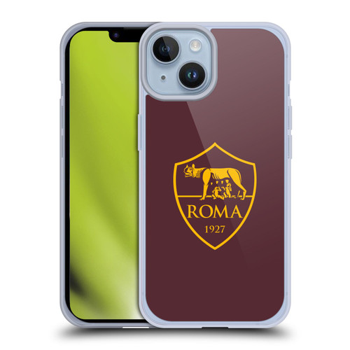 AS Roma 2024/25 Graphic Logo Crest Soft Gel Case for Apple iPhone 14