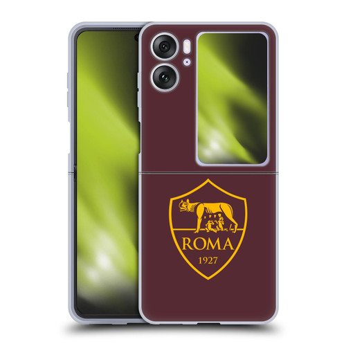 AS Roma 2024/25 Graphic Logo Crest Soft Gel Case for OPPO Find N2 Flip