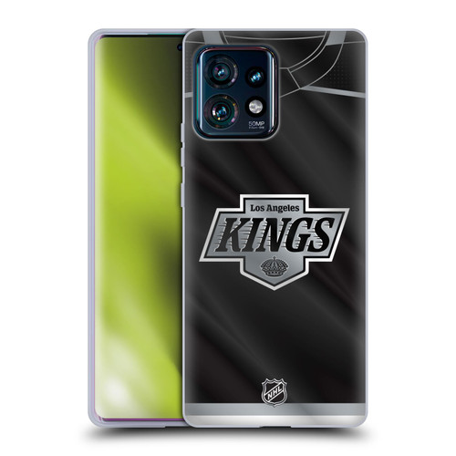 NHL Los Angeles Kings Jersey Soft Gel Case for Motorola Edge Plus 2023