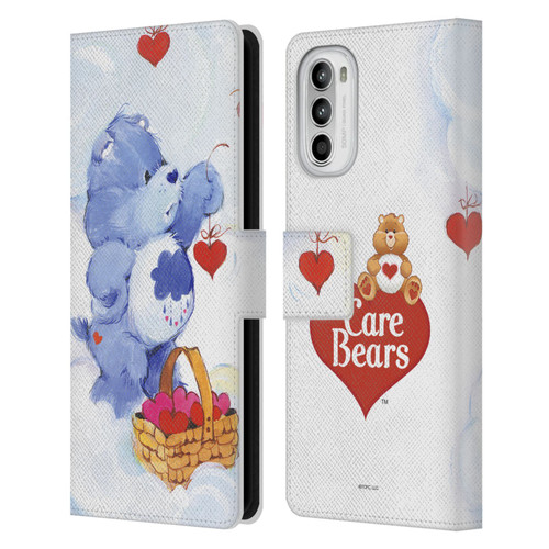 Care Bears Classic Grumpy Leather Book Wallet Case Cover For Motorola Moto G52