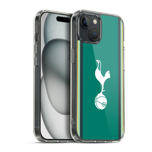 Tottenham Hotspur F.C. 2024/25 Badge Kit Third Soft Gel Case for Apple iPhone 15 Plus