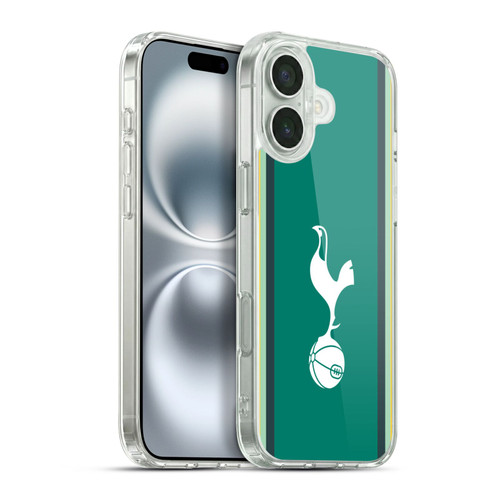 Tottenham Hotspur F.C. 2024/25 Badge Kit Third Soft Gel Case for Apple iPhone 16 Plus