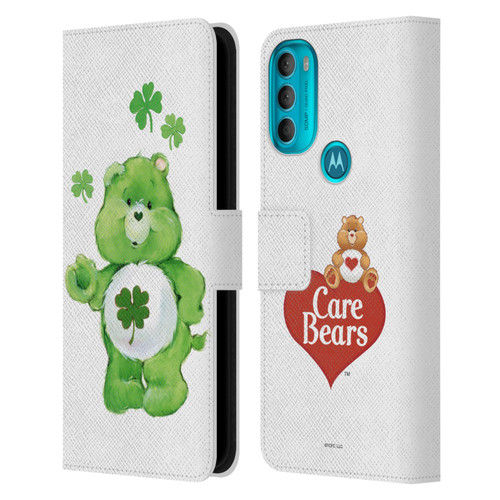 Care Bears Classic Good Luck Leather Book Wallet Case Cover For Motorola Moto G71 5G