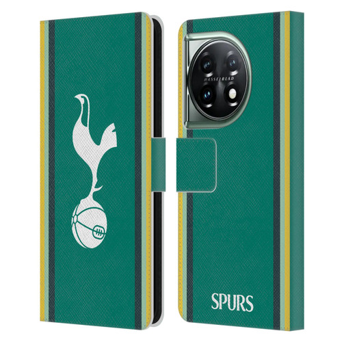 Tottenham Hotspur F.C. 2024/25 Badge Kit Third Leather Book Wallet Case Cover For OnePlus 11 5G